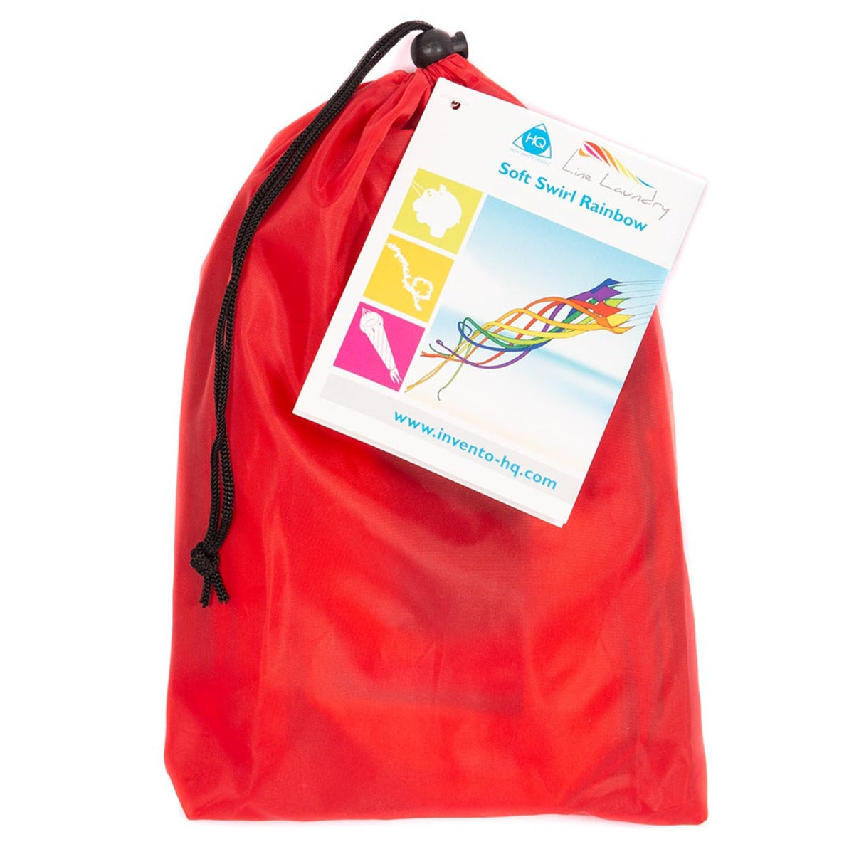 HQ Drachenschwanz HQ Soft Swirl Rainbow 3 m Leinenschmuck Drachenzubehör