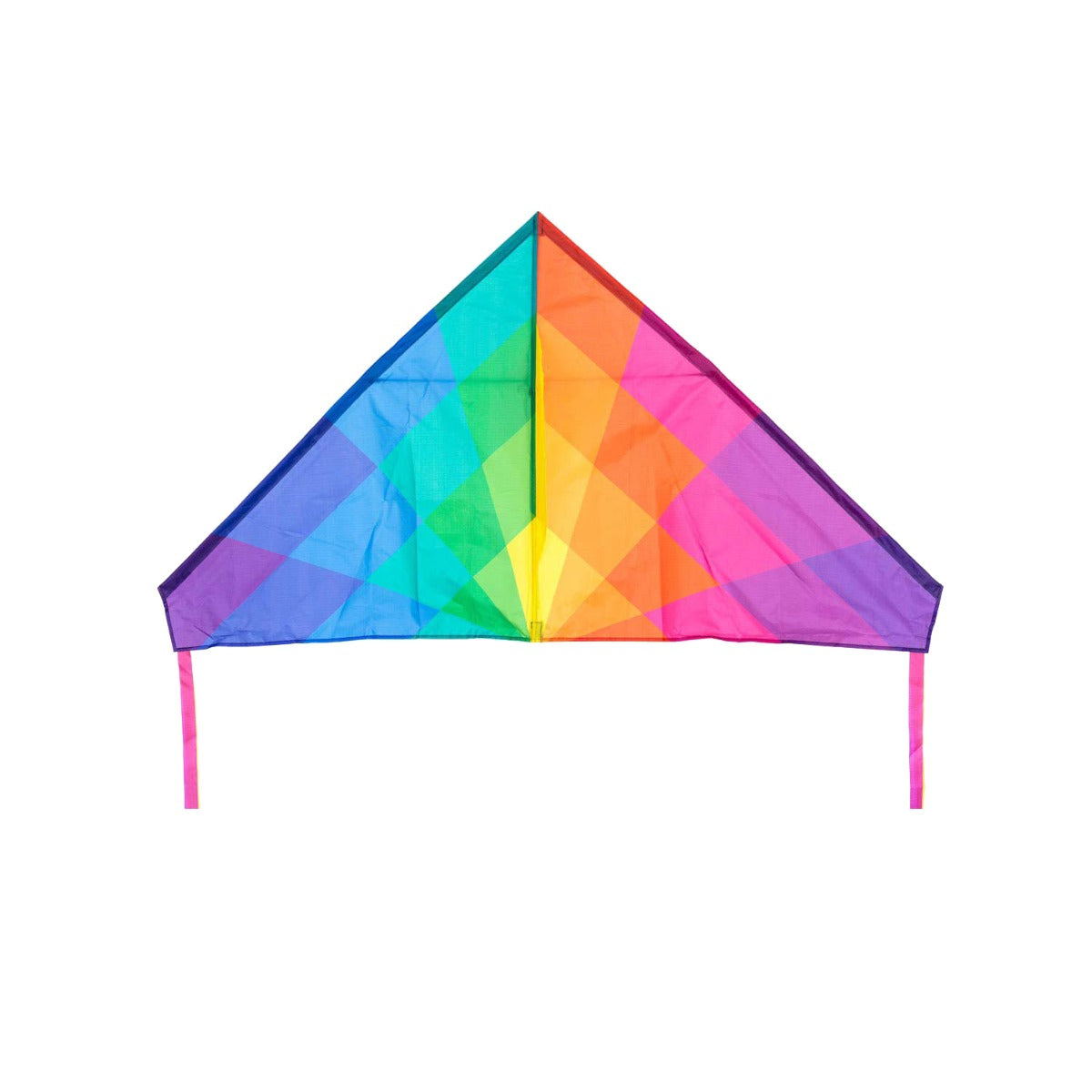 HQ Kinderdrachen Einleiner Drachen HQ Delta Rainbow 140 cm Flugdrachen