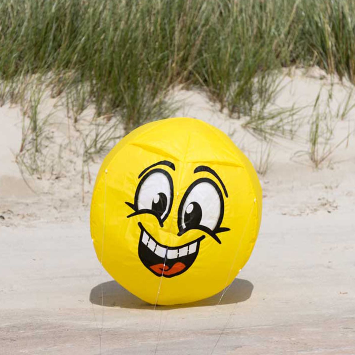 HQ Bodenwindspiel HQ Bouncing Moodeez Happy 100 cm bunte Windspiele für den Garten oder Strand