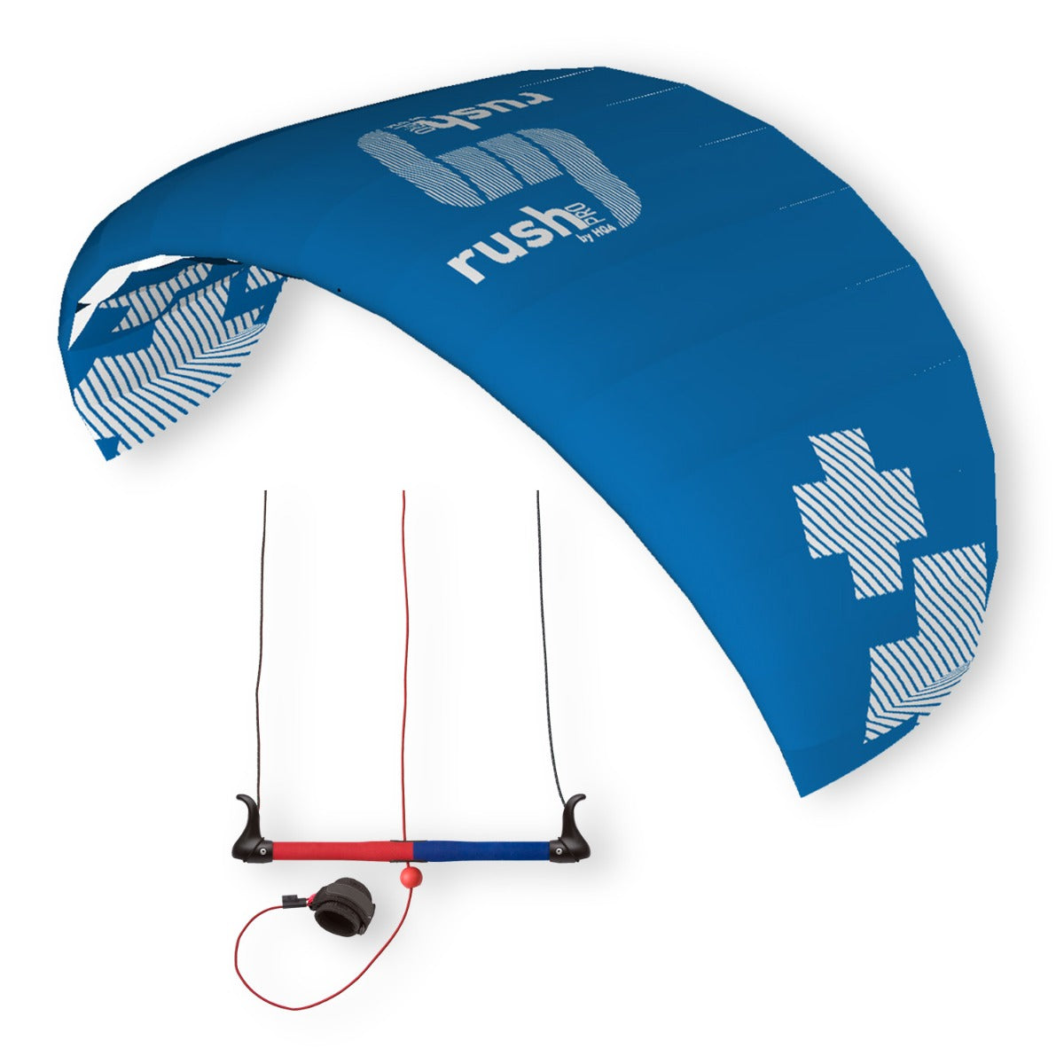 HQ4 Rush Pro 300 Lenkmatte HQ Kite Trainerkites mit Control Bar Dreileiner Kite Drachen