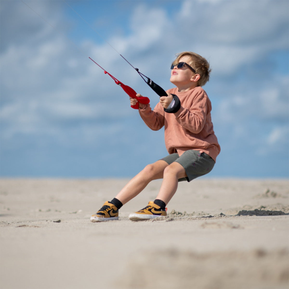 Peter Lynn PLKB Lenkschlaufen gepolstert 1 Paar rot schwarz Lenkdrachen Zubehör