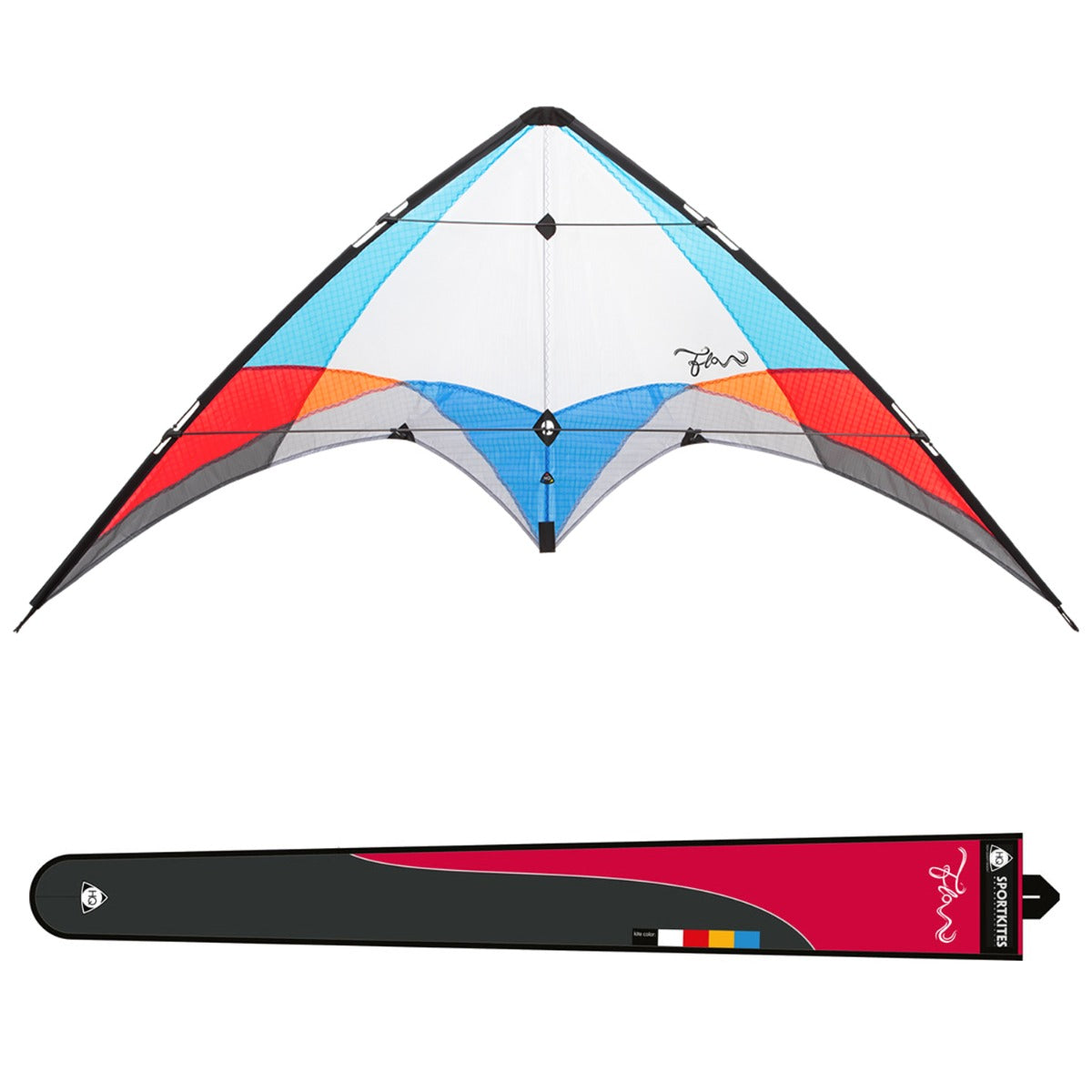 HQ Lenkdrachen HQ Flow 157 cm Leichtwind Drachen