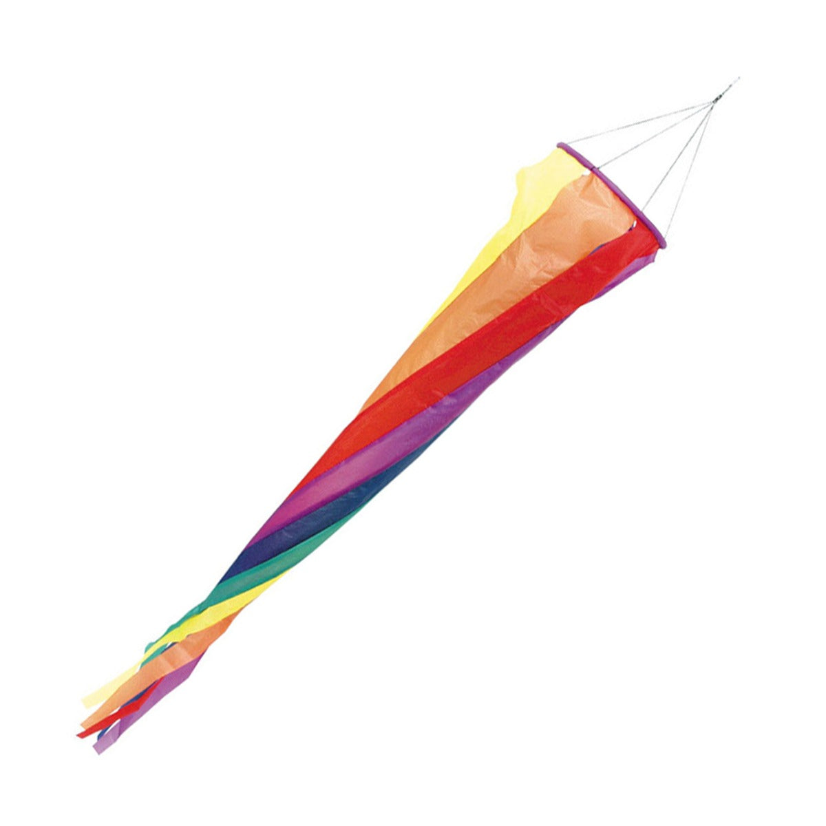 HQ Windspiel Turbine HQ Windturbine 110 cm Rainbow Windsack Leinenschmuck Windfahne