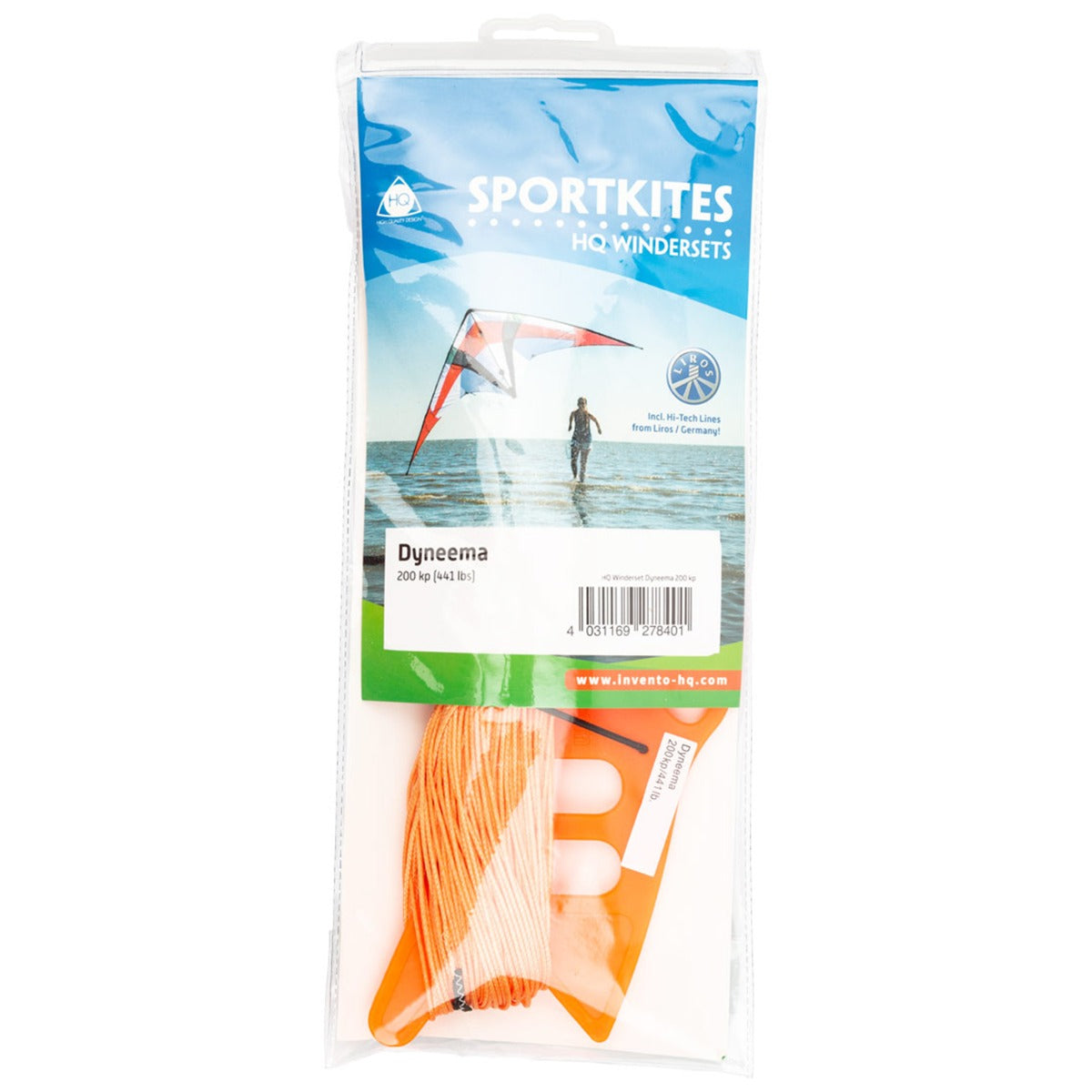 HQ Drachenschnur Drachenleine HQ Winderset Liros Dyneema 200 Kp / 2 x 30 m
