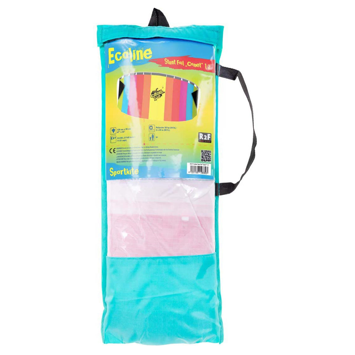 HQ Kinderlenkmatte Drachen HQ Comet 1.2 Rainbow Lenkdrachen Matte