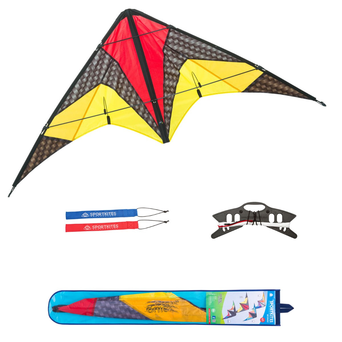 HQ Lenkdrachen HQ Quickstep II Graphite Allround Drachen Flugdrachen