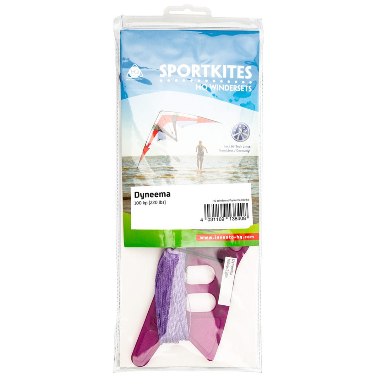 HQ Drachenschnur Drachenleine HQ Winderset Liros Dyneema 100 Kp / 2 x 25 m