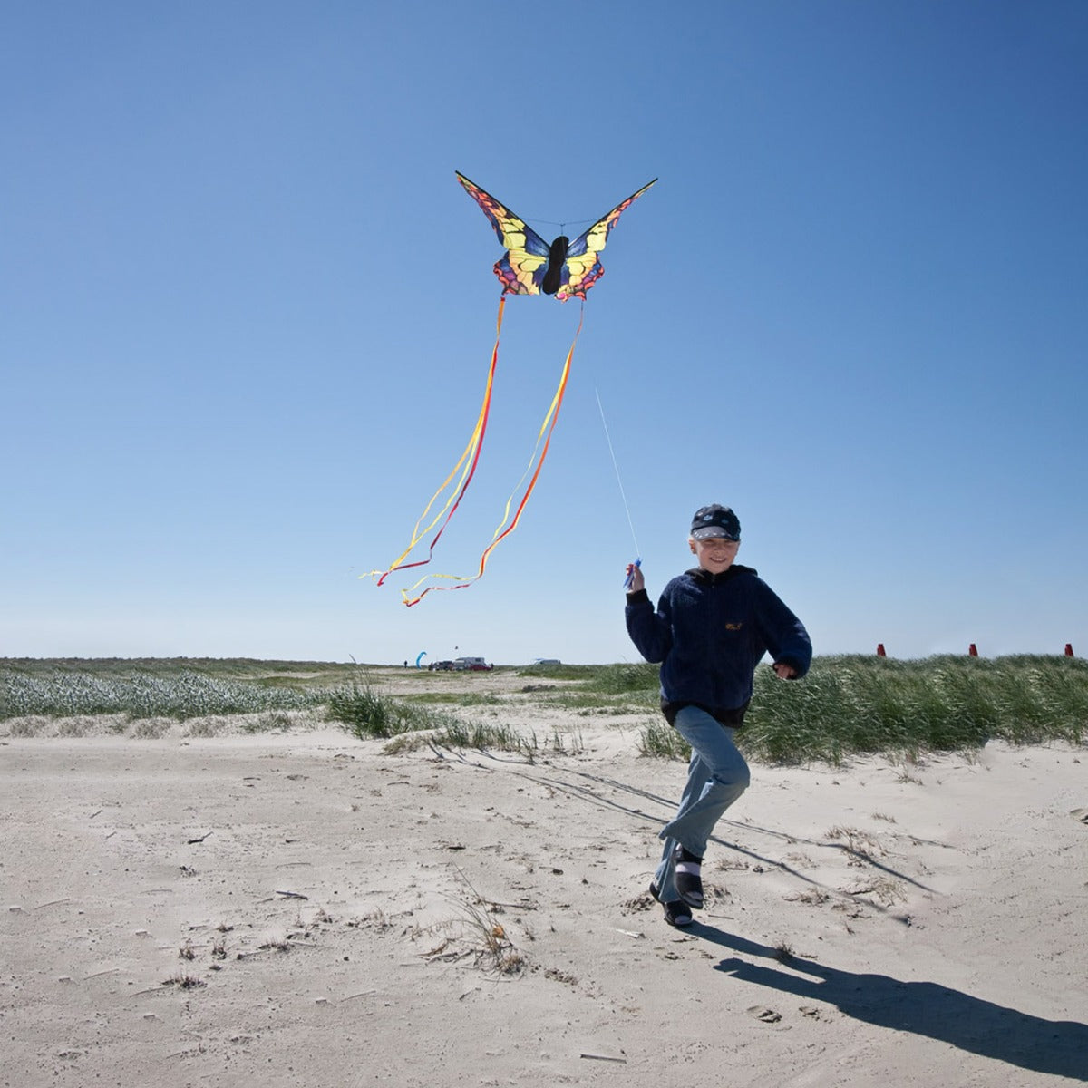 HQ Kinderdrachen Einleiner Drachen HQ Butterfly Kite Swallowtail R Schmetterling Flugdrache