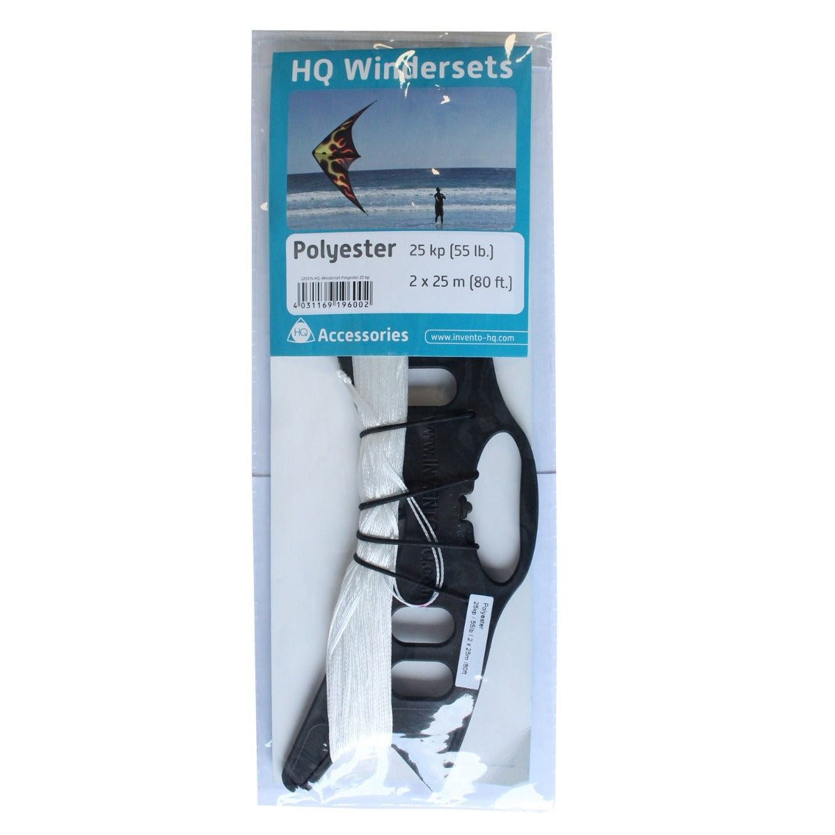 HQ Drachenschnur Drachenleine HQ Winderset Polyester 25 kp / 2 x 25 m