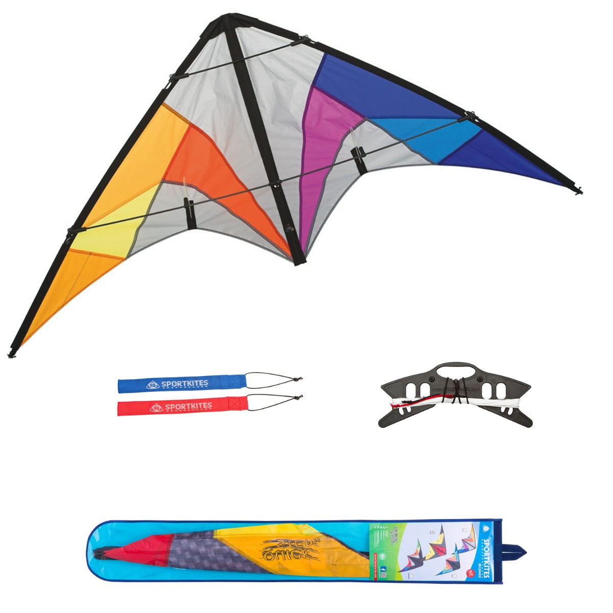 HQ Lenkdrachen HQ Quickstep II Rainbow Allround Drachen Flugdrachen