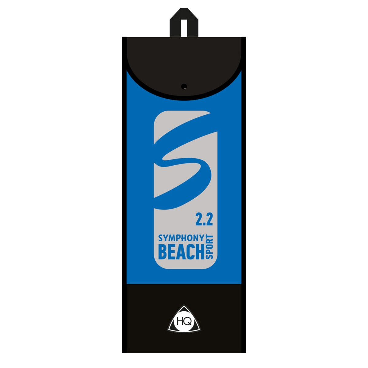 HQ Lenkmatte HQ Symphony Beach III 2.2 Sport PLUS Rainbow Controlbar und Lenkschlaufen Allround Lenkdrachen Kite