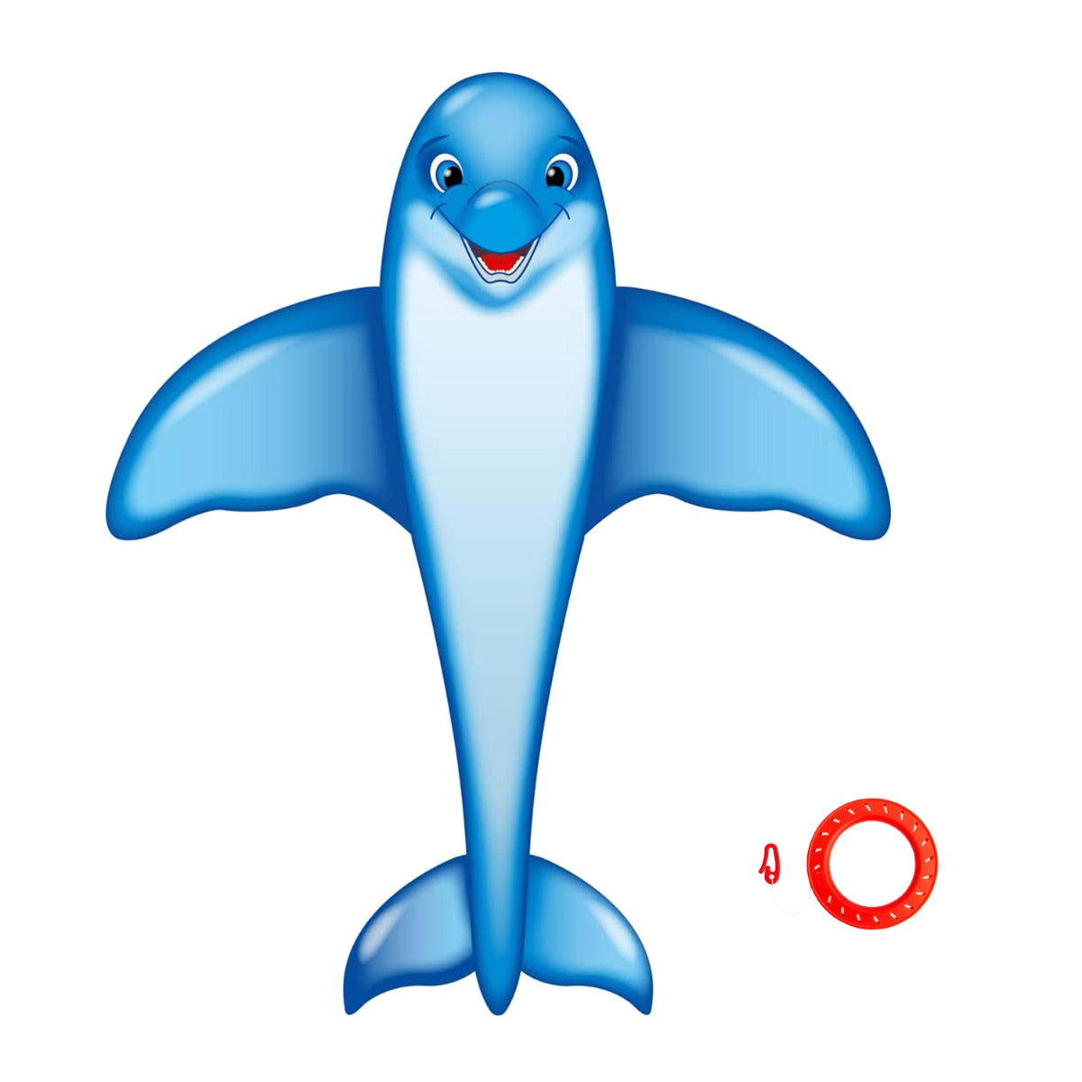 HQ Kinderdrachen Einleiner Drachen HQ Dolphin Delfin 175 cm Flugdrache