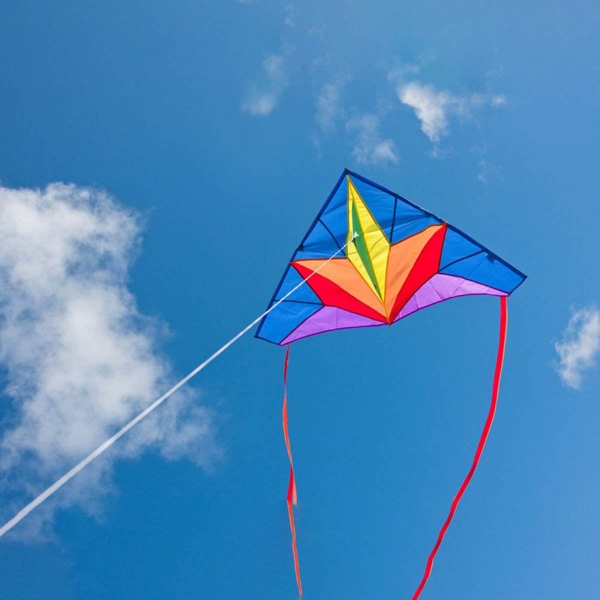 HQ Kinderdrachen Einleiner Drachen HQ Delta Stern 134 cm Flugdrache