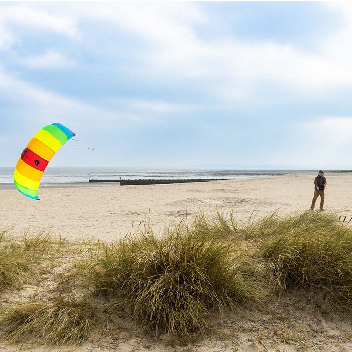 HQ Lenkmatte HQ Kick 180 Single Skin Kite R2F Beginner Lenkdrachen Kite