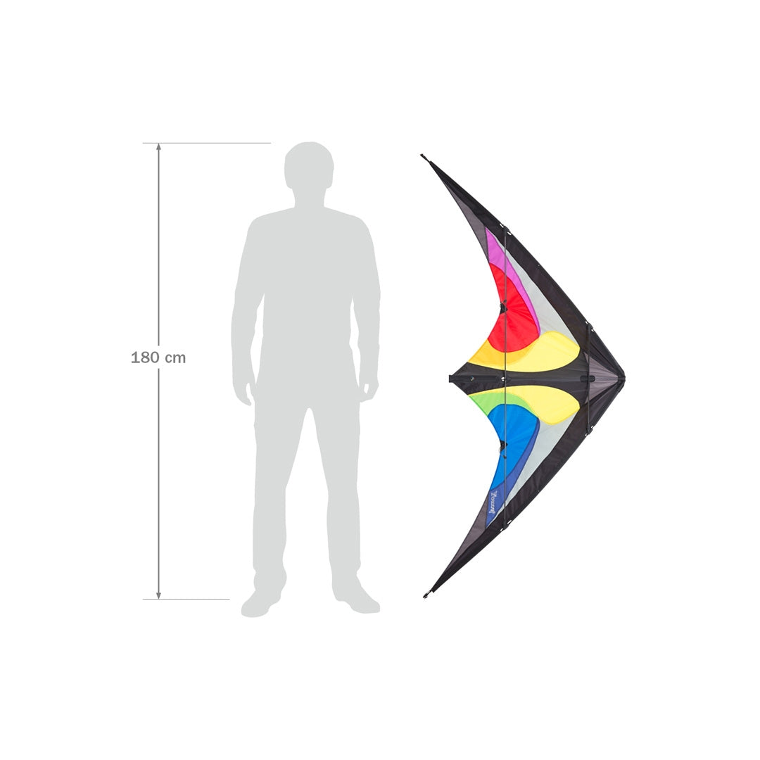 HQ Lenkdrachen HQ Yukon II Rainbow Allround Drachen