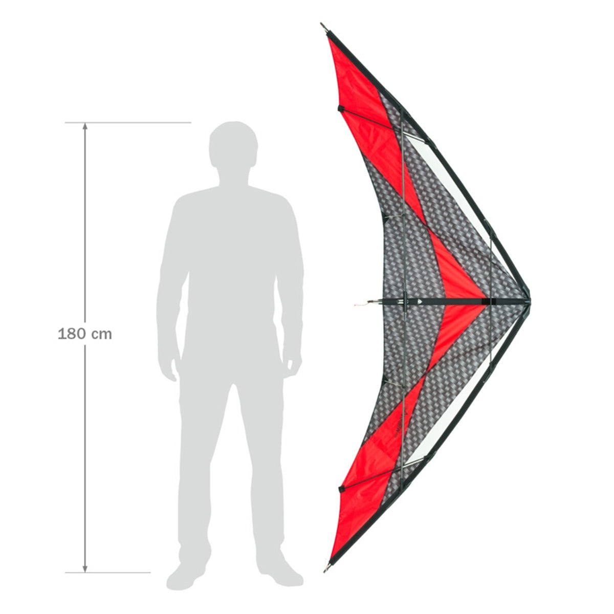 HQ Lenkdrachen HQ Arrow Speed & Power Drachen Carbon Optik