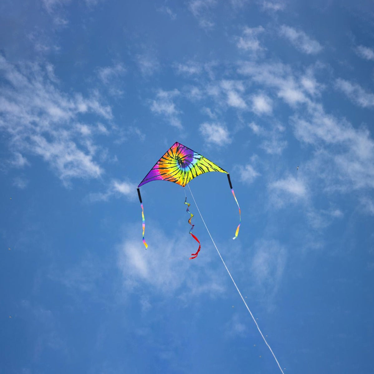 HQ Kinderdrachen Einleiner Drachen HQ Delta XL Rainbow Rider 210 cm Flugdrachen