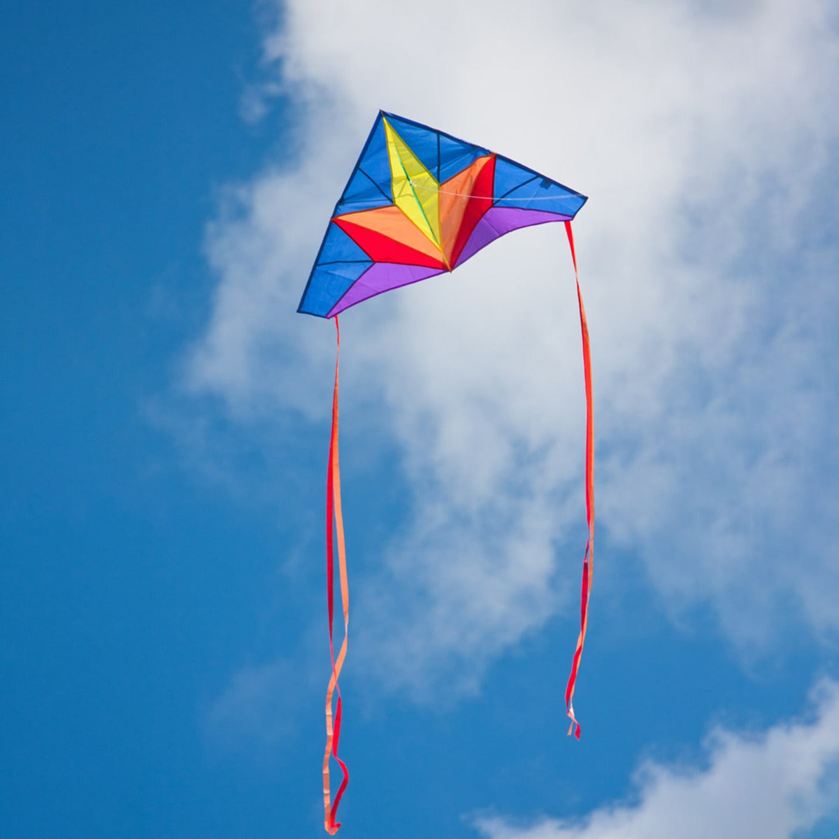 HQ Kinderdrachen Einleiner Drachen HQ Delta Stern 134 cm Flugdrache