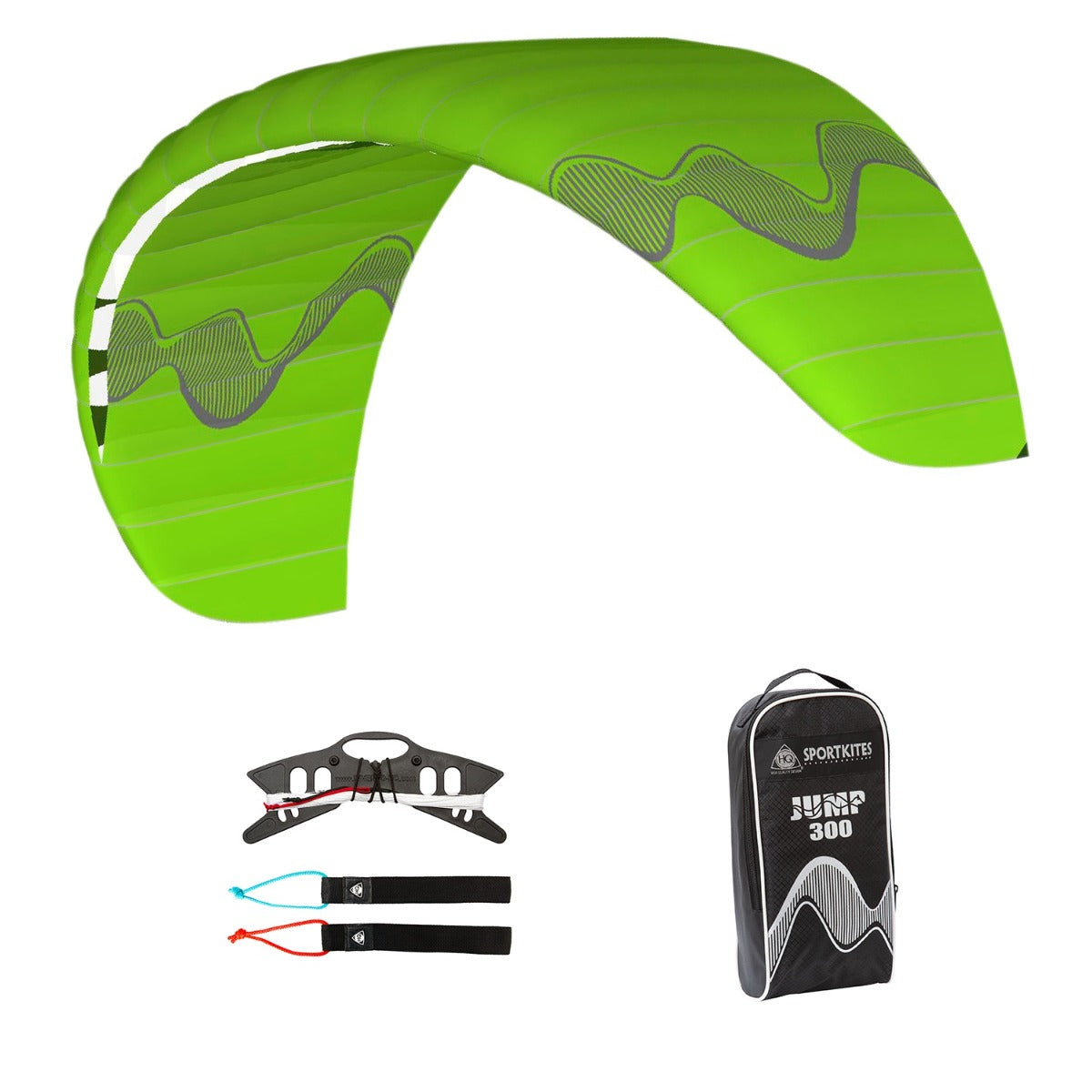 HQ Lenkmatte HQ Jump 300 Ready to Fly Lenkmatte 2 Leiner Kite Matte