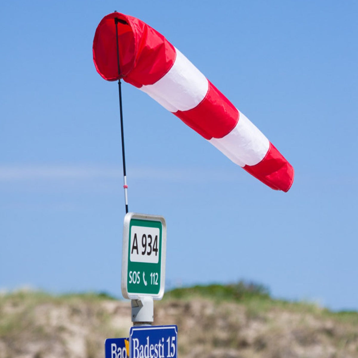 HQ Windspiel HQ Windsock Airport 60 cm Windfahne Wetterfahne Windsack