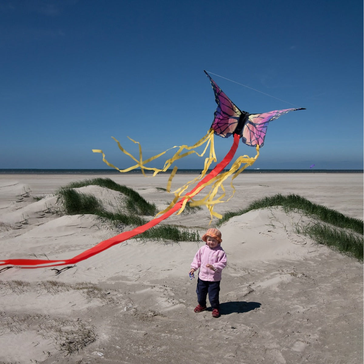 HQ Kinderdrachen Einleiner Drachen HQ Butterfly Kite Ruby R Schmetterling Flugdrache