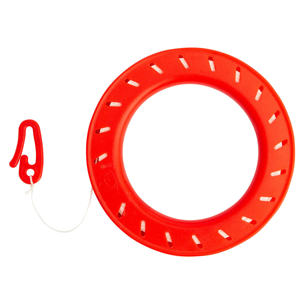 HQ Drachenschnur auf Spule mit Haken (EasyClip) 40m 17kp Drachenleine für Einleiner