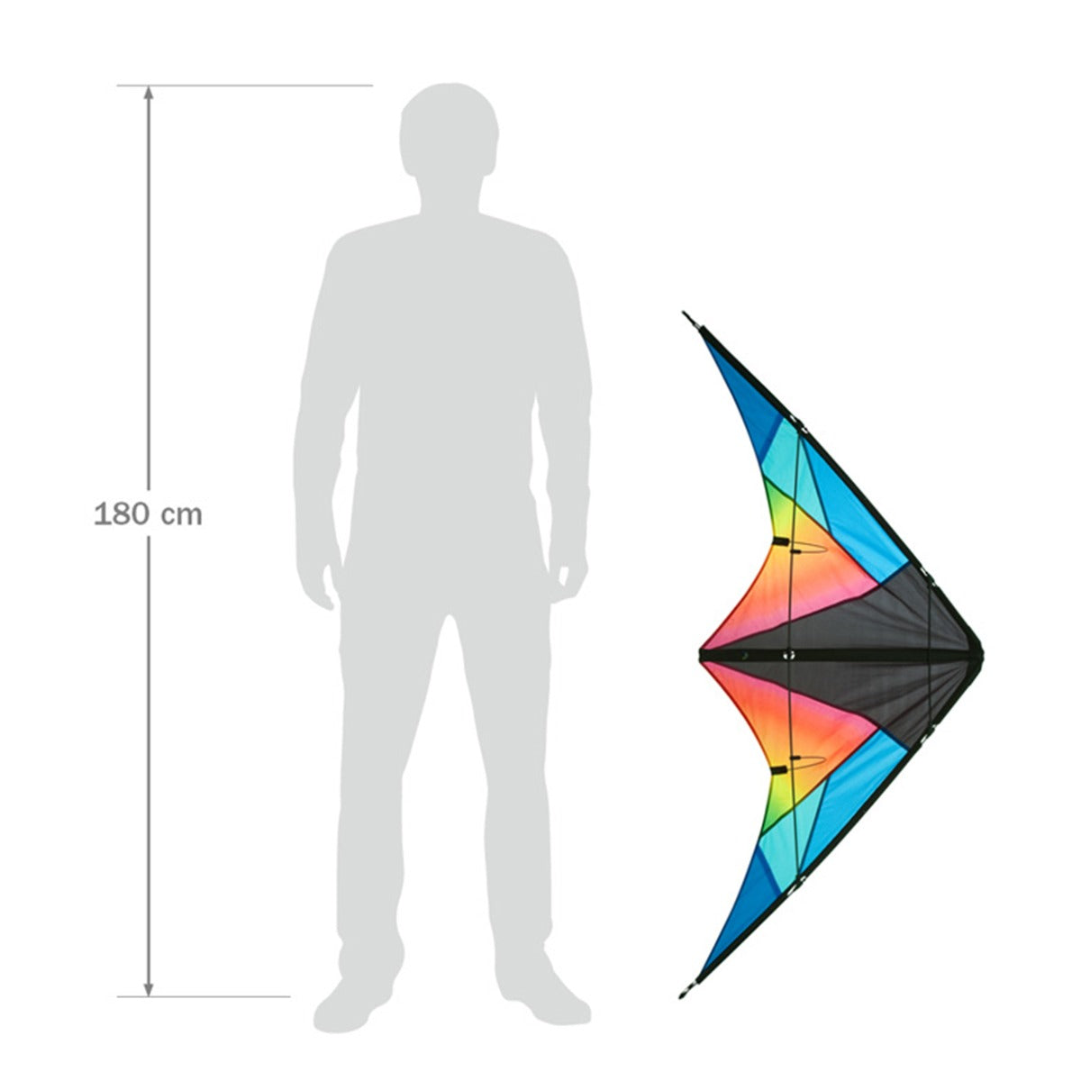 HQ Lenkdrachen HQ Quickstep II Chroma Allround Drachen Flugdrachen
