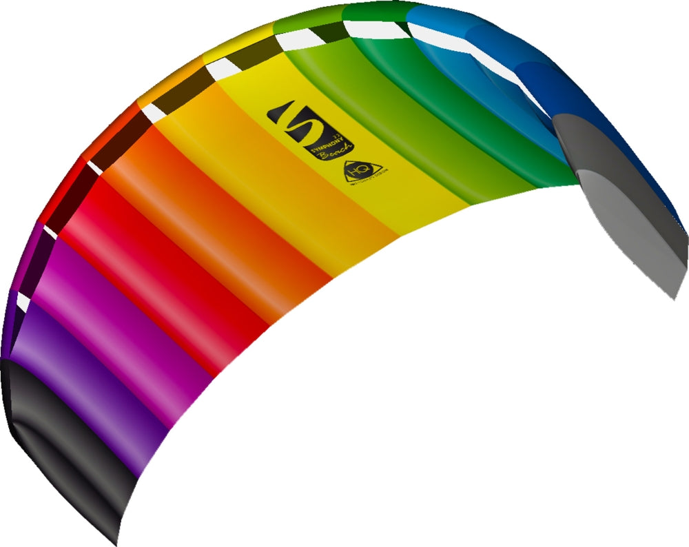 HQ Lenkmatte HQ Symphony Beach III 2.2 Rainbow Ready to Fly Lenkmatte 2 Leiner Kite Matte