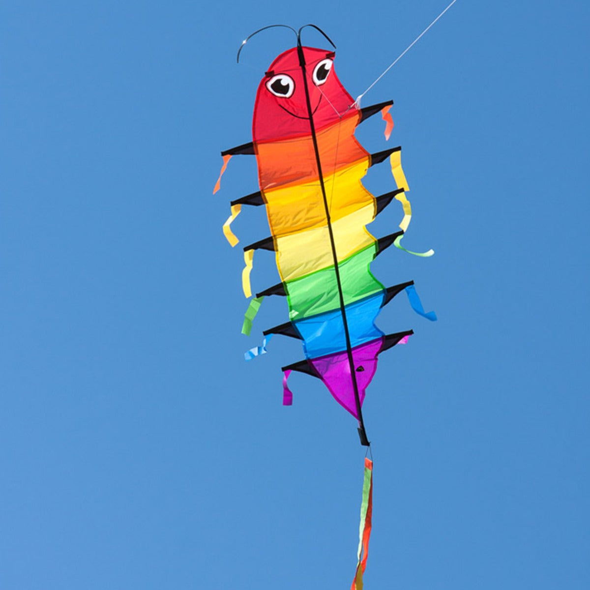 HQ Kinderdrachen Einleiner Drachen HQ Flapping Willie Worm Flugdrachen