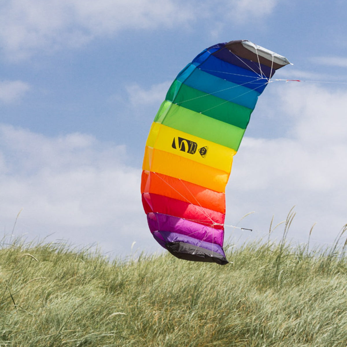 HQ Lenkmatte HQ Symphony Beach III 2.5 Rainbow Ready to Fly Lenkmatte 2 Leiner Kite Matte