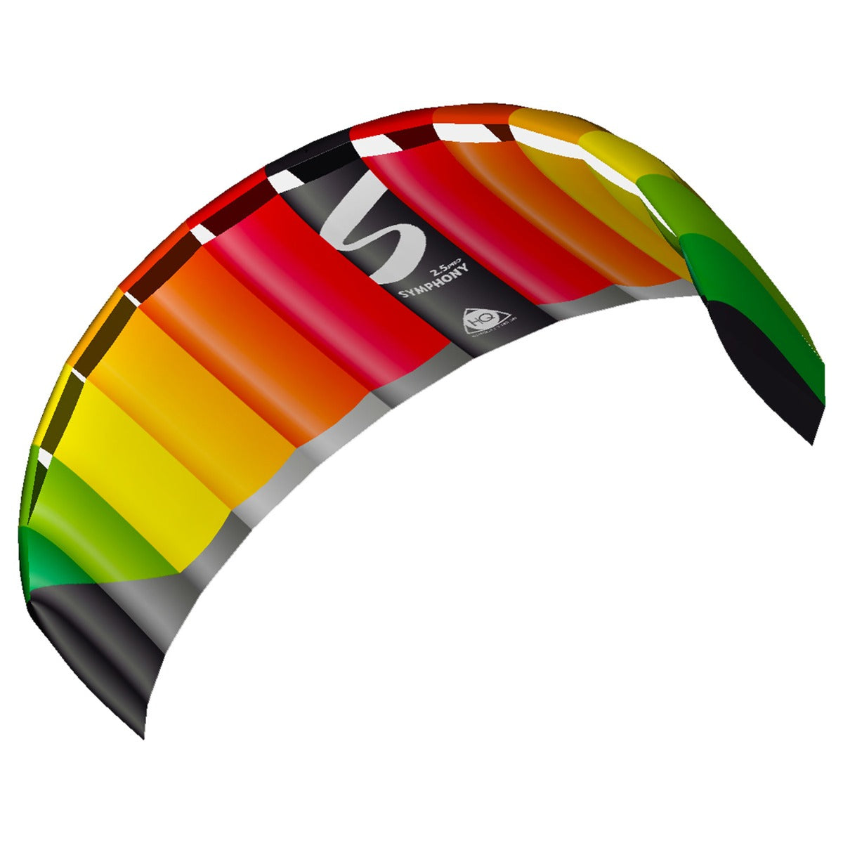 HQ Lenkmatte HQ Symphony Pro 2.5 Rainbow Allround Lenkmatte 2 Leiner Kite Matte