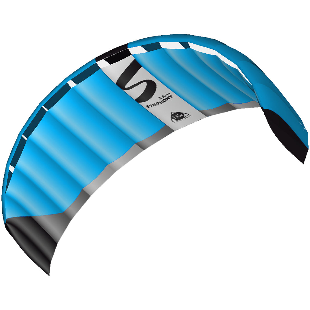 HQ Lenkmatte HQ Symphony Pro 2.5 Neon Blue Allround Lenkmatte 2 Leiner Kite Matte