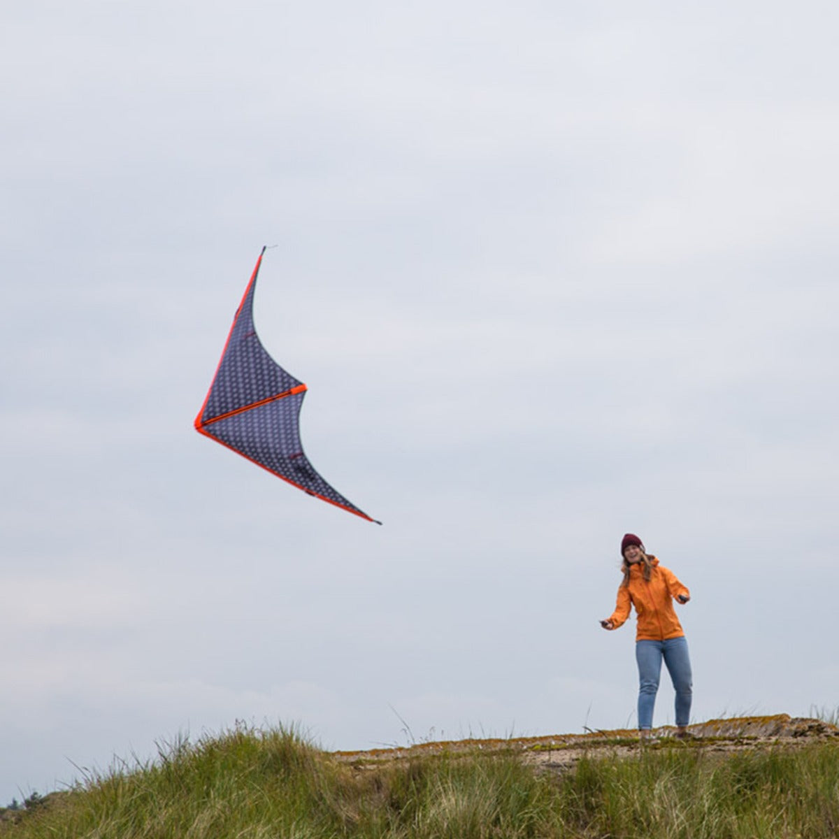 HQ Lenkdrachen HQ Stormy Pete Graphite 140 cm Speed & Power Drachen