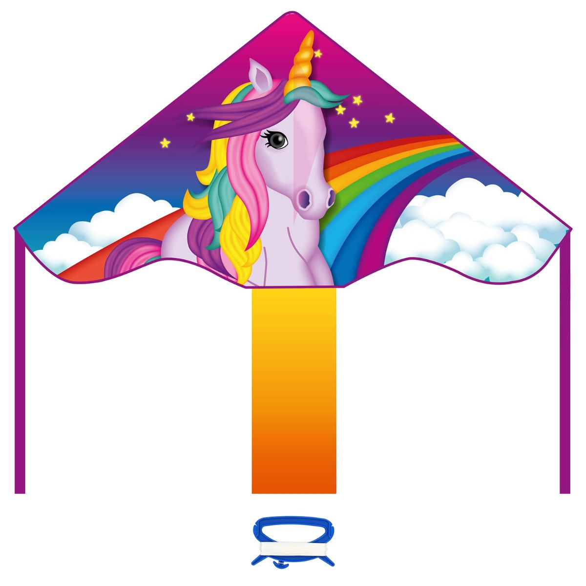 HQ Kinderdrachen Einleiner Drachen HQ Simple Flyer Unicorn 85 cm Flugdrachen