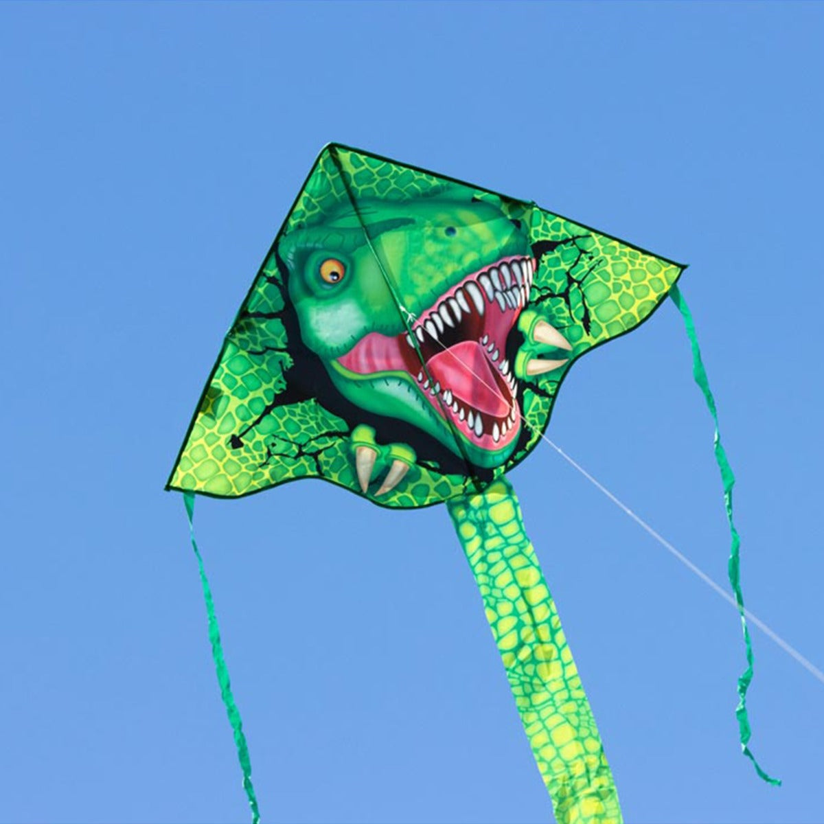 HQ Kinderdrachen Einleiner Drachen HQ Simple Flyer T-Rex 120 cm Flugdrachen