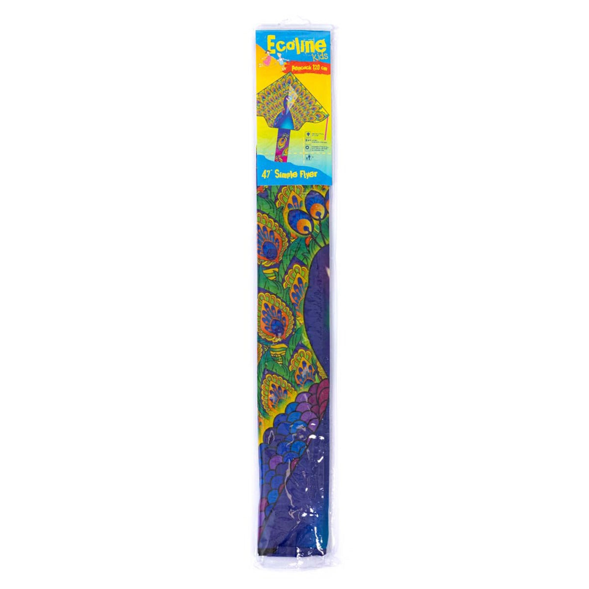 HQ Kinderdrachen Einleiner Drachen HQ Simple Flyer Peacock 120 cm Flugdrachen