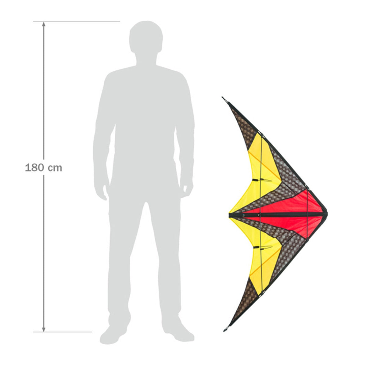 HQ Lenkdrachen HQ Quickstep II Graphite Allround Drachen Flugdrachen