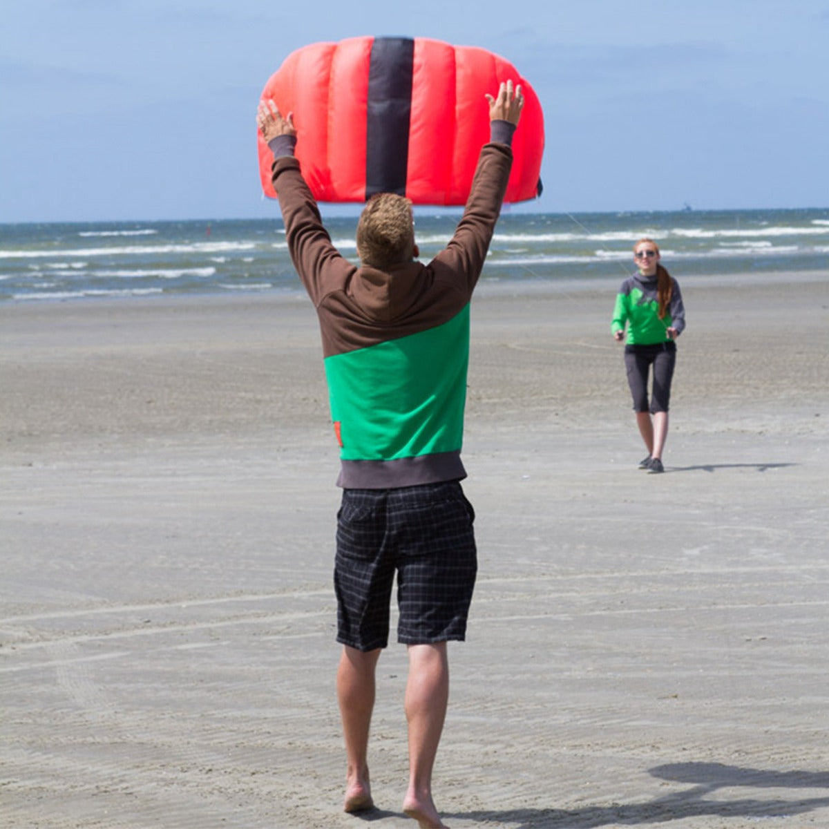 HQ Lenkmatte HQ Symphony Pro 1.3 Neon Red Allround Lenkmatte 2 Leiner Kite Matte