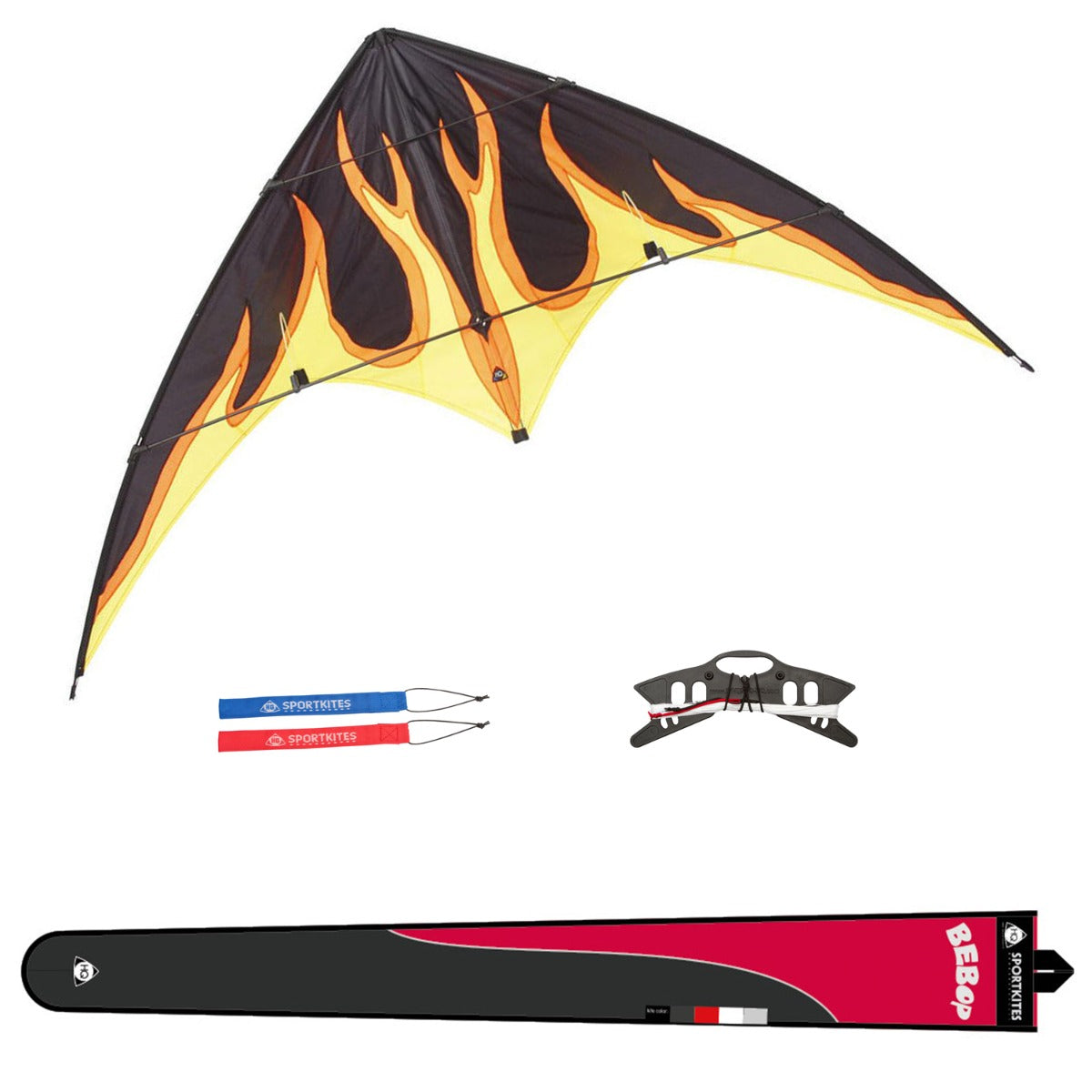 HQ Lenkdrachen HQ Bebop Fire Kinderdrachen Drachen Allround Flugdrachen