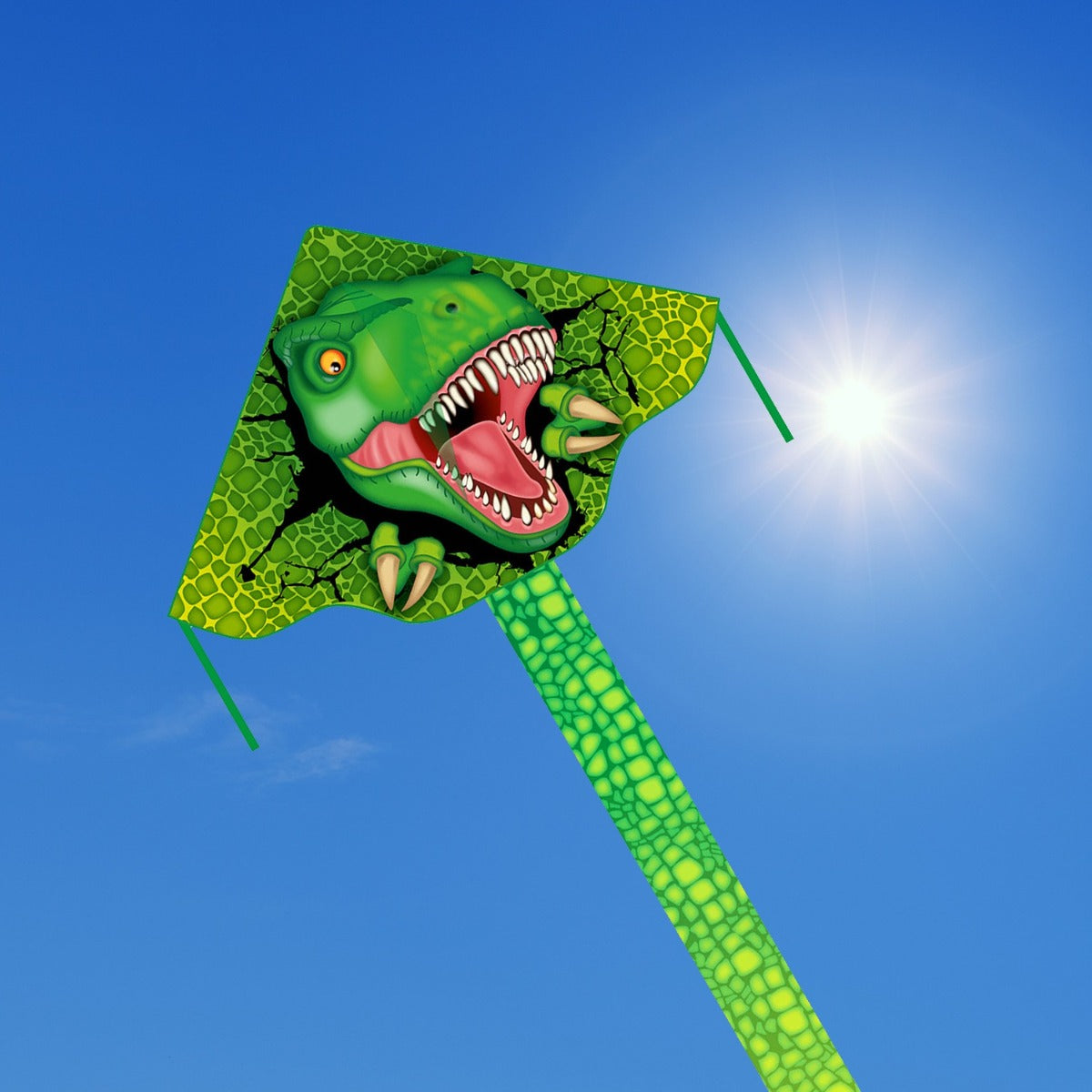 HQ Kinderdrachen Einleiner Drachen HQ Simple Flyer T-Rex 120 cm Flugdrachen