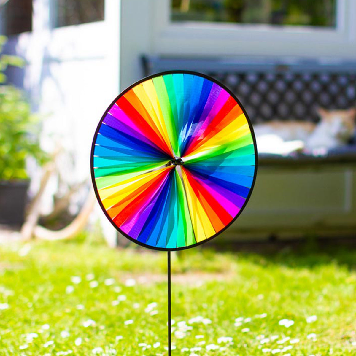 HQ Windspiel HQ Magic Wheel 33 cm Garten Dekoration Windrad