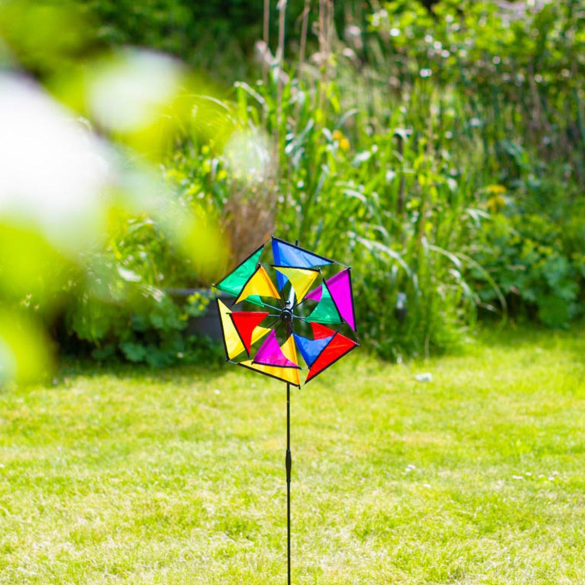 HQ Windspiel HQ Mini Duett Rainbow Gartendeko Windrad Windfahne