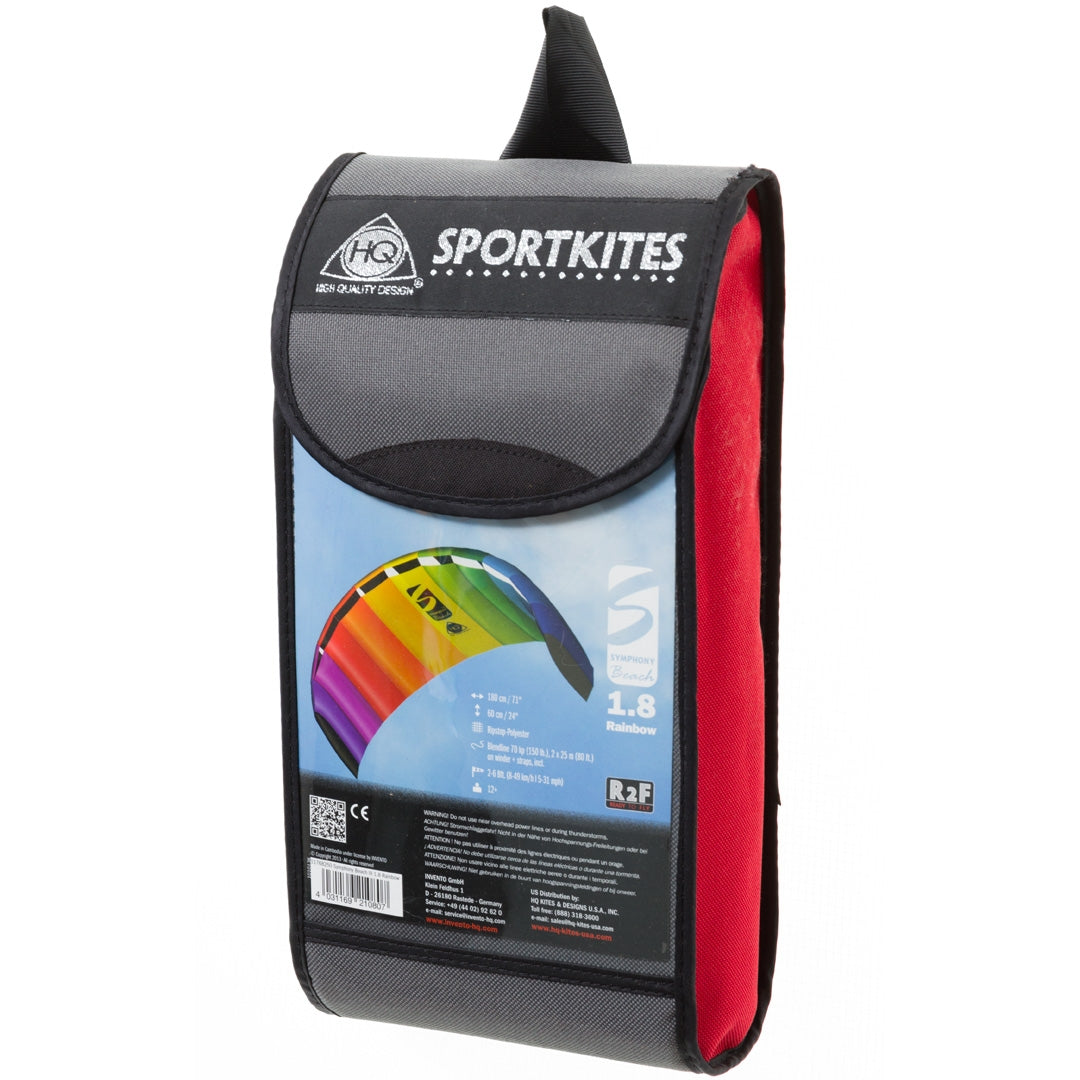 HQ Lenkmatte HQ Symphony Beach III 1.8 Rainbow Ready to Fly Lenkmatte 2 Leiner Kite Matte