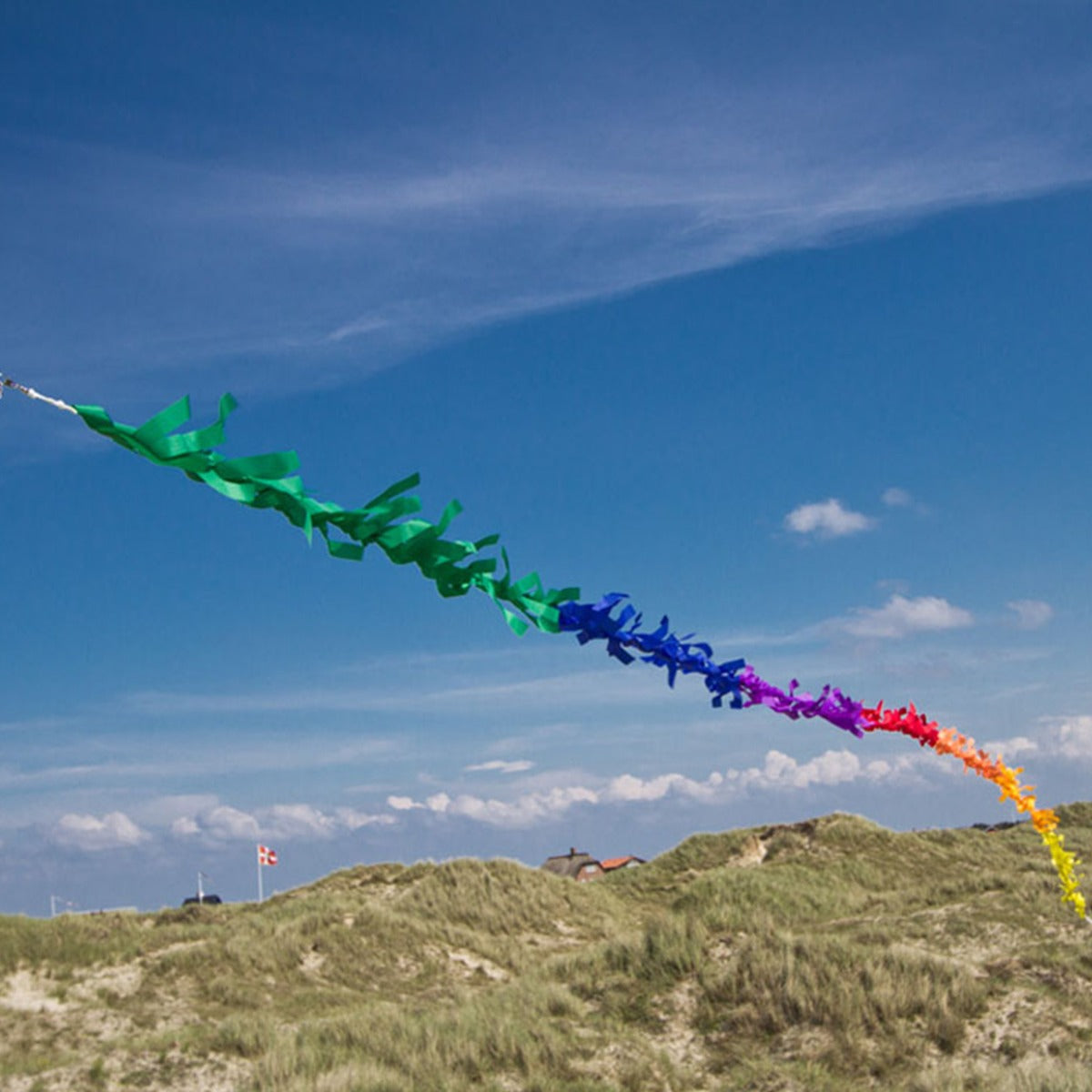 HQ Drachenschwanz HQ Fransenschwanz 7 m Rainbow Leinenschmuck