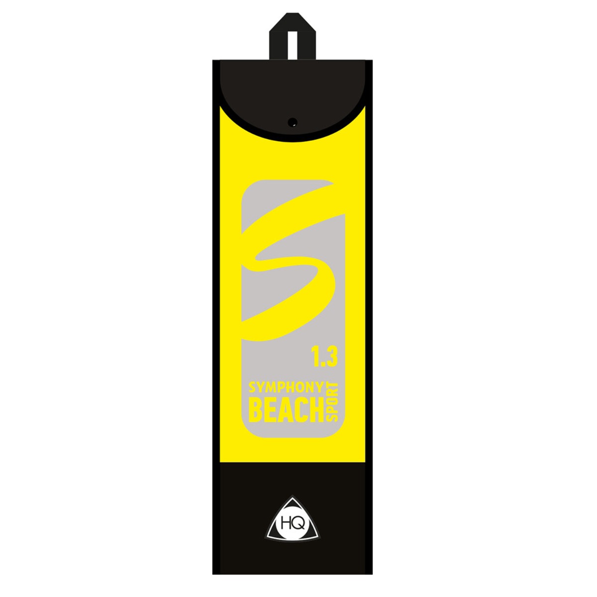 HQ Lenkmatte HQ Symphony Beach III 1.3 Sport PLUS Rainbow Controlbar und Lenkschlaufen Allround Lenkdrachen Kite