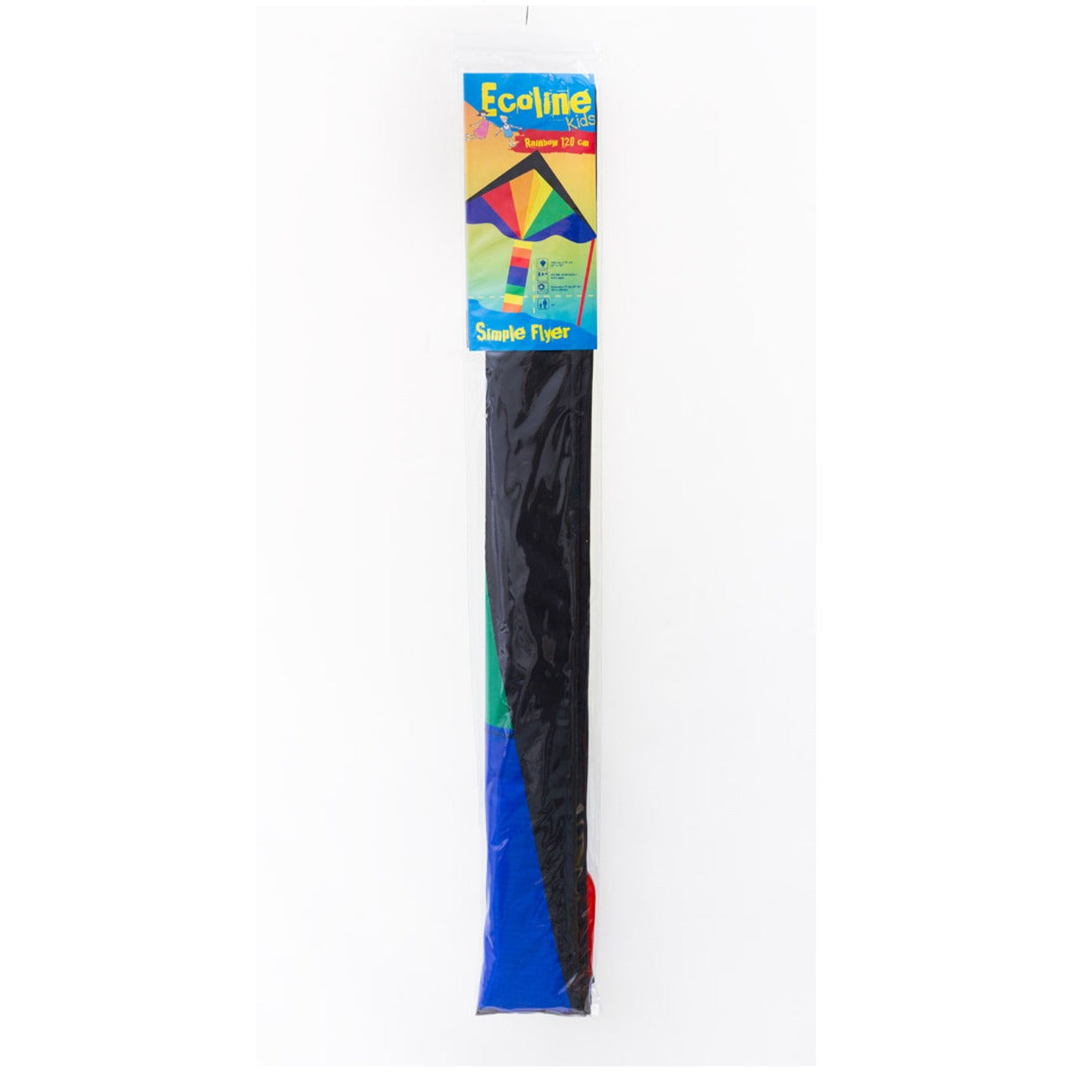 HQ Kinderdrachen Einleiner Drachen HQ Simple Flyer Rainbow 120 cm Flugdrachen