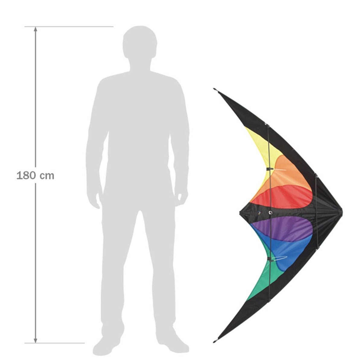 HQ Lenkdrachen HQ Bebop Prisma Kinderdrachen Drachen Allround Flugdrachen