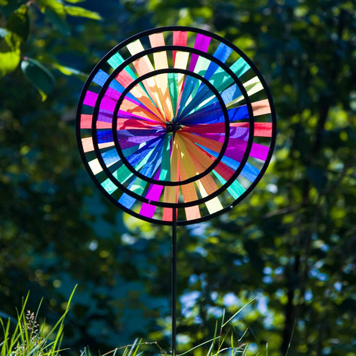 HQ Windspiel HQ Magic Wheel Triple 28 cm Garten Dekoration Windrad