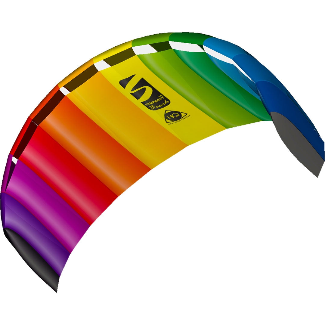 HQ Lenkmatte HQ Symphony Beach III 1.8 Rainbow Ready to Fly Lenkmatte 2 Leiner Kite Matte