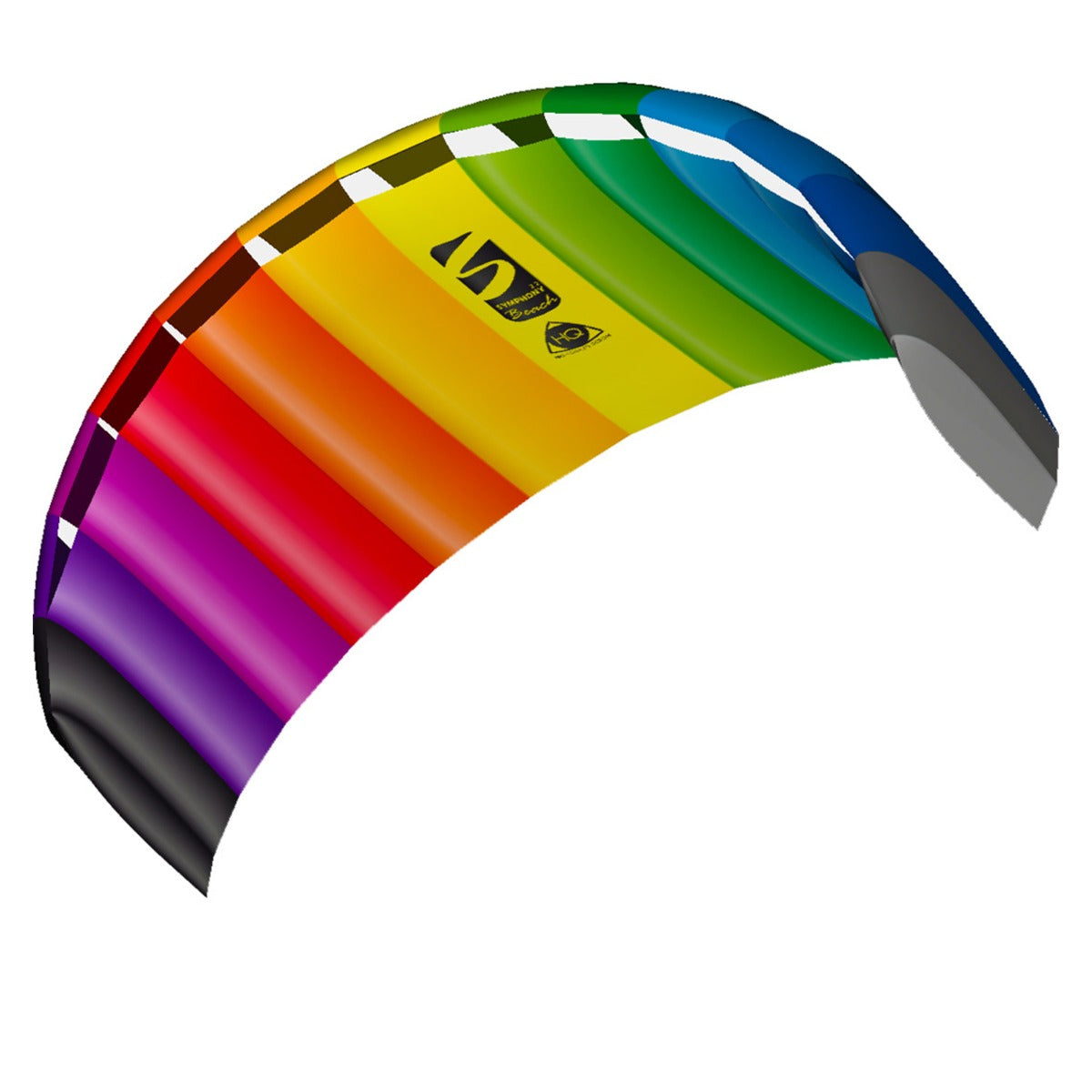 HQ Lenkmatte HQ Symphony Beach III 2.2 Sport Rainbow Controlbar Allround Lenkdrachen Kite